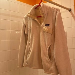 White Patagonia quarter zip